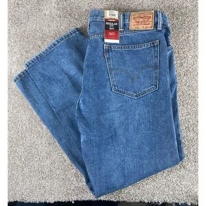 VTG Levi's 505 Jeans Mens 42x30 Regular Fit Cotton Medium Wash Y2K Western Camp